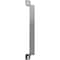 Ekena Millwork Premium 11"L x 1 1/4"W Pull Handle for 2 1/4" Doors, Flint Gray GB6001PH511FG - alternate 3